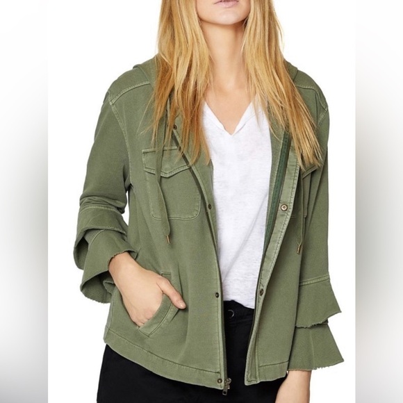 Good condition olive green  philosophy jacket. - Picture 1 of 11